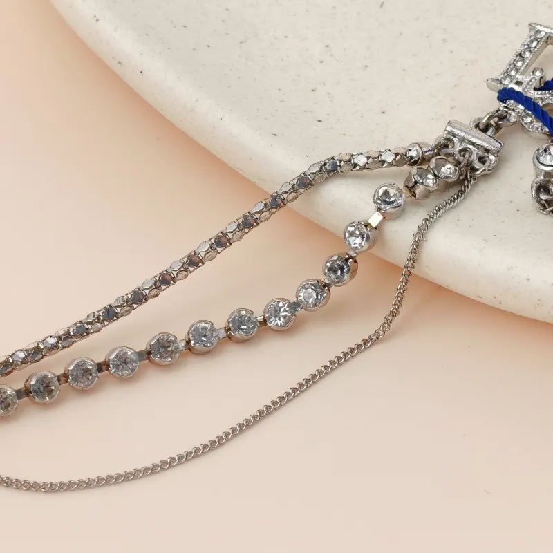 DIOR Necklace CD Necklace Silver One Size47cm — cover view 8 of 10