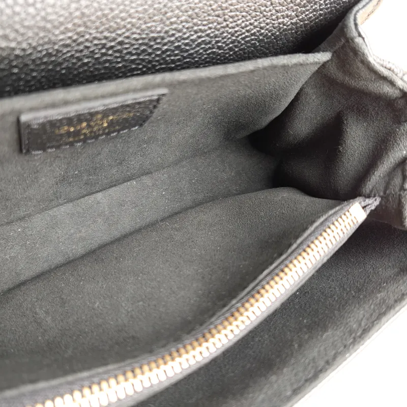 Louis Vuitton Crossbody Bag Pochette Métis East West Black Empreinte Embossed Calfskin Small 21.5 × 6 × 13.5 cm — detail view 5 of 15
