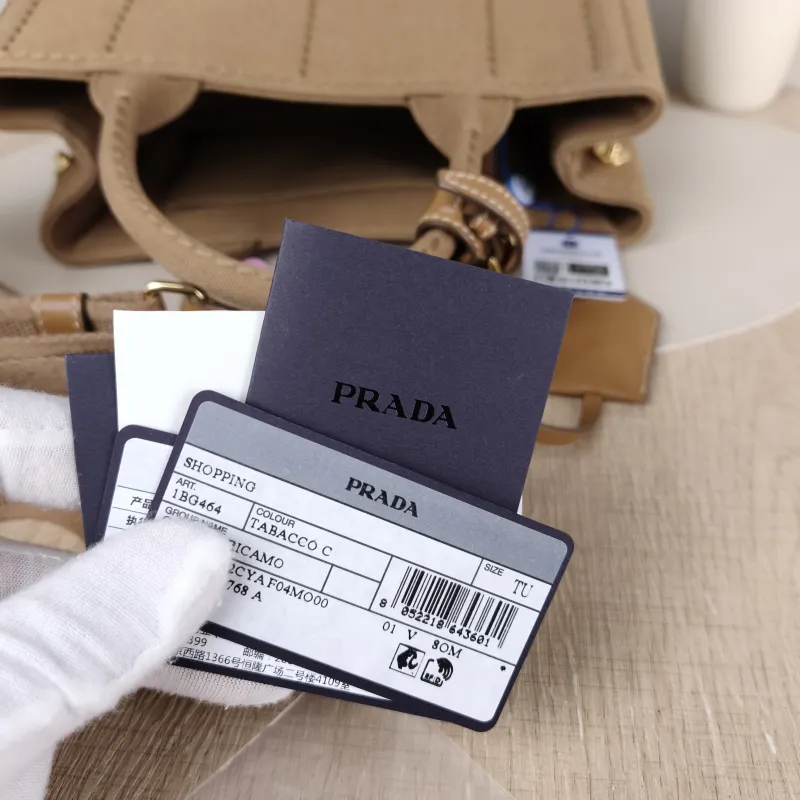 PRADA Crossbody Bag Jardinière Tote Bag Canvas Small26 × 15 × 19 cm — detail view 1 of 13