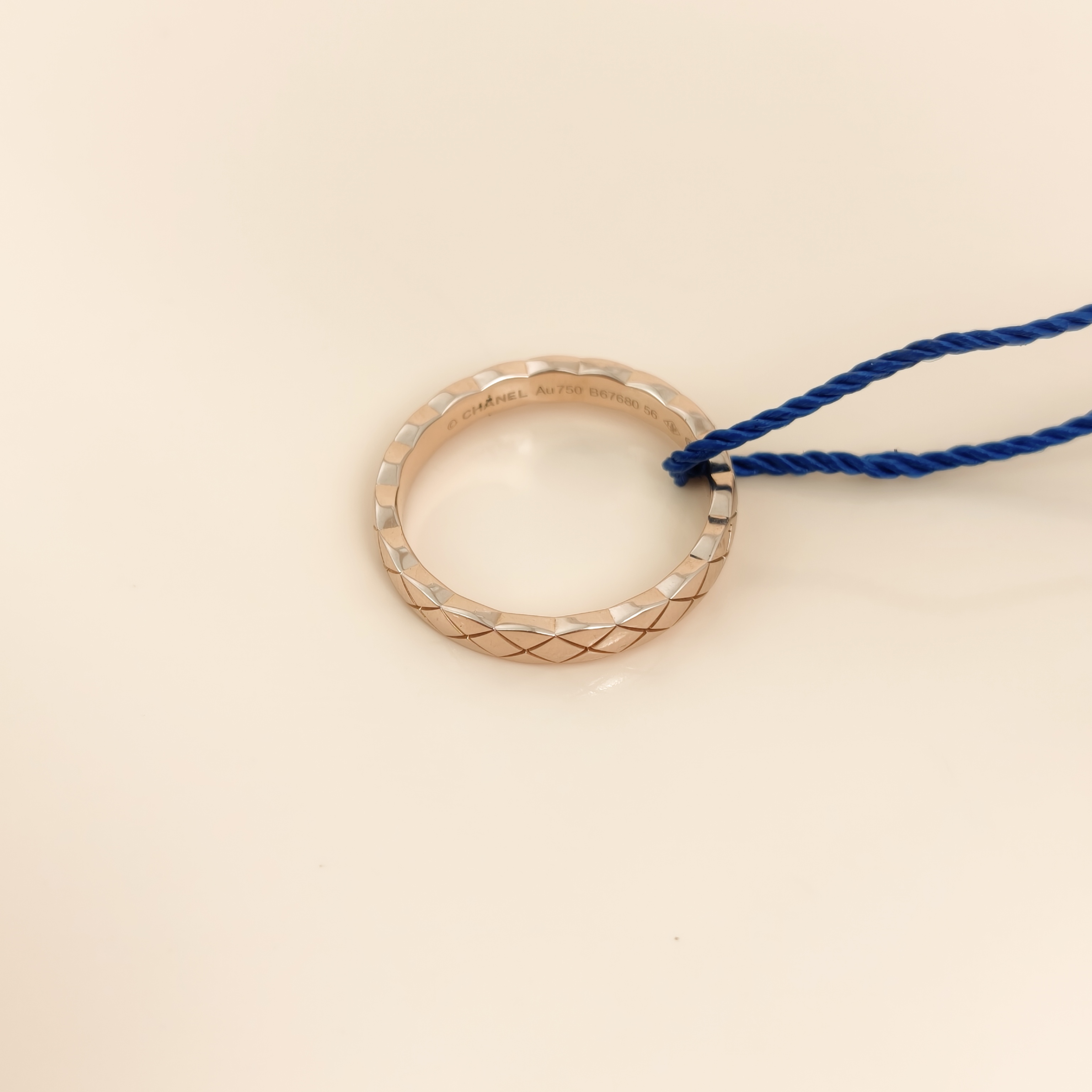 Chanel Ring COCO CRUSH Ring Rose Gold 18KR ose Gold One Size56