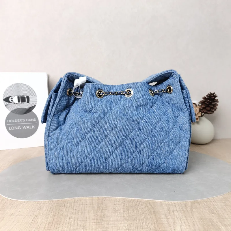 Chanel Shoulder Bag 25Bag Blue Small 26 × 14 × 30 cm — cover view 3 of 6