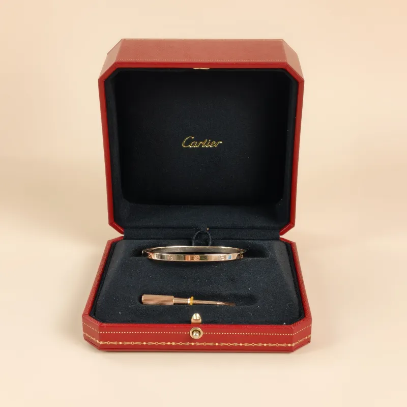 CARTIER Bangle Love Collection Bangle Rose Gold 18KR ose Gold Small Edition17 — cover view 4 of 8