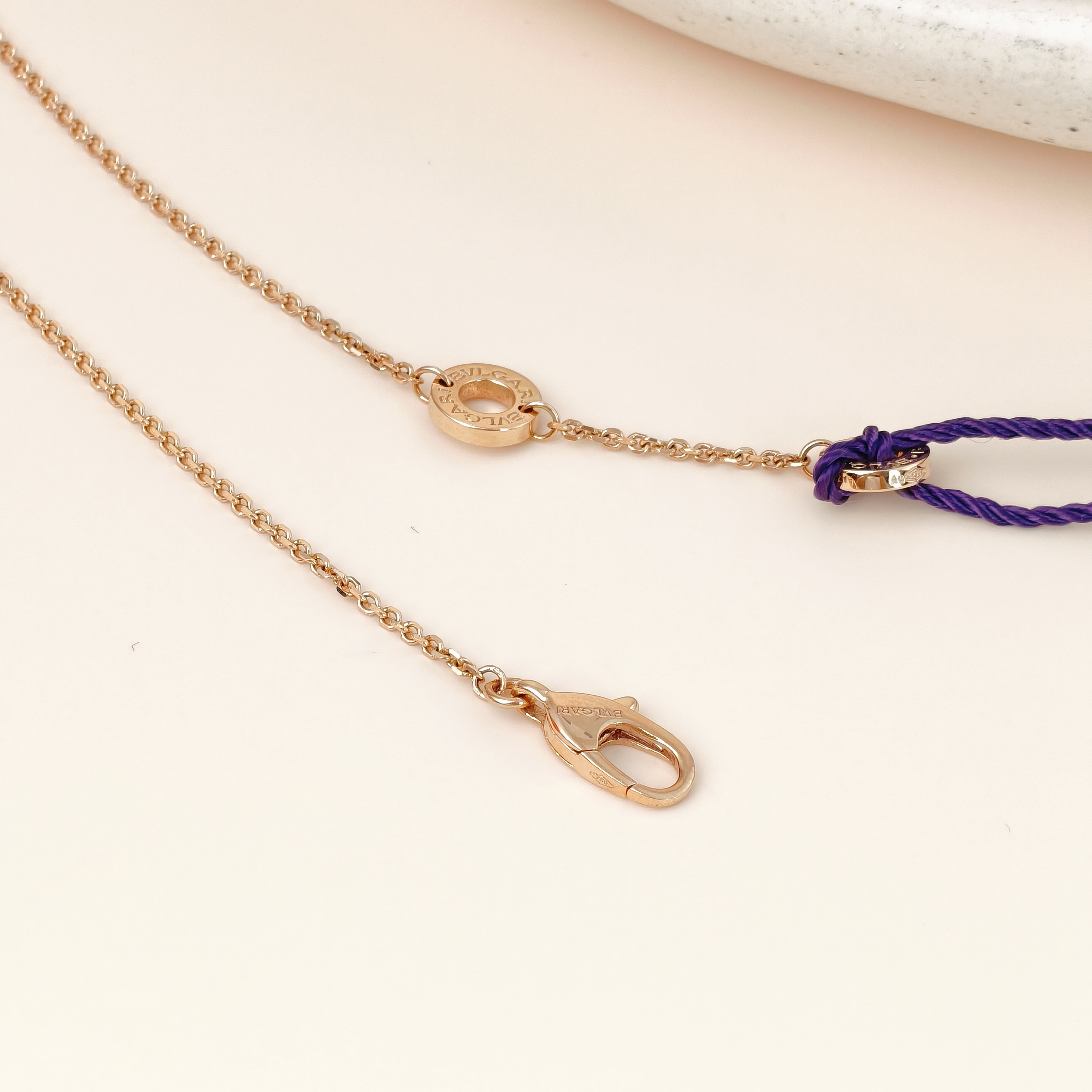Bvlgari Necklace DIVAS’ DREAM Collection Diamond18KR ose Gold One Size Pendant1.5cm — cover view 6 of 10