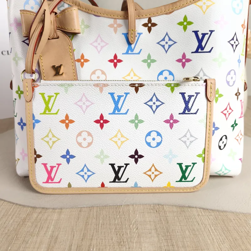 Louis Vuitton Crossbody Bag Carryall Multicolore PVC Small 29 × 12 × 24 cm — detail view 8 of 13