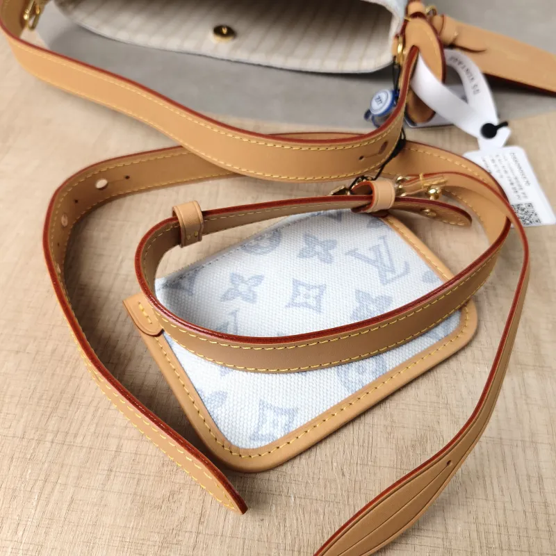 Louis Vuitton Top Handle Bag ALL IN BB Blue PVC BB 16 × 12 × 18 cm — detail view 4 of 14