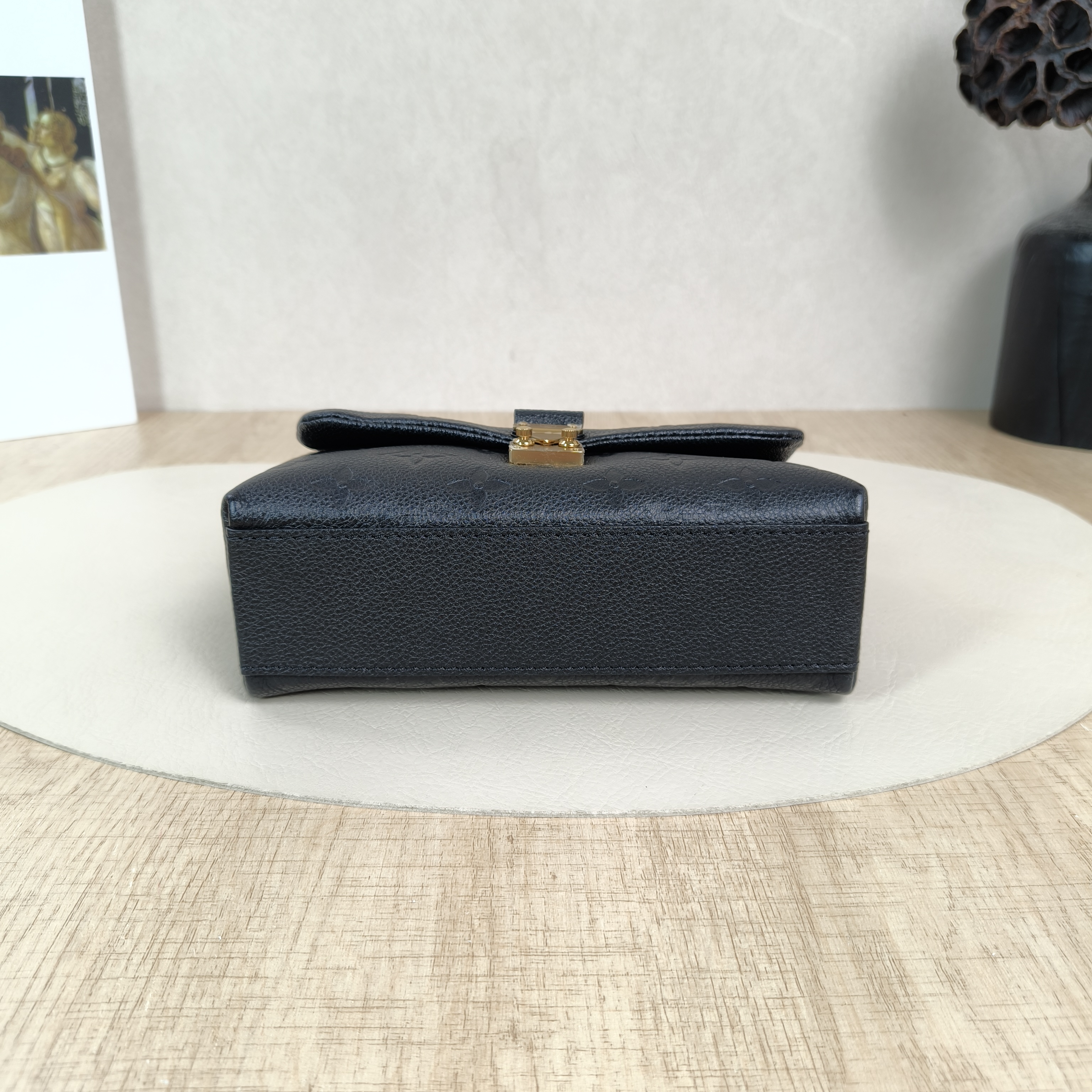 Louis Vuitton Crossbody Bag MADELEINE Black Empreinte Embossed Calfskin Monogramnano21 × 6 × 12.5 cm — cover view 2 of 5