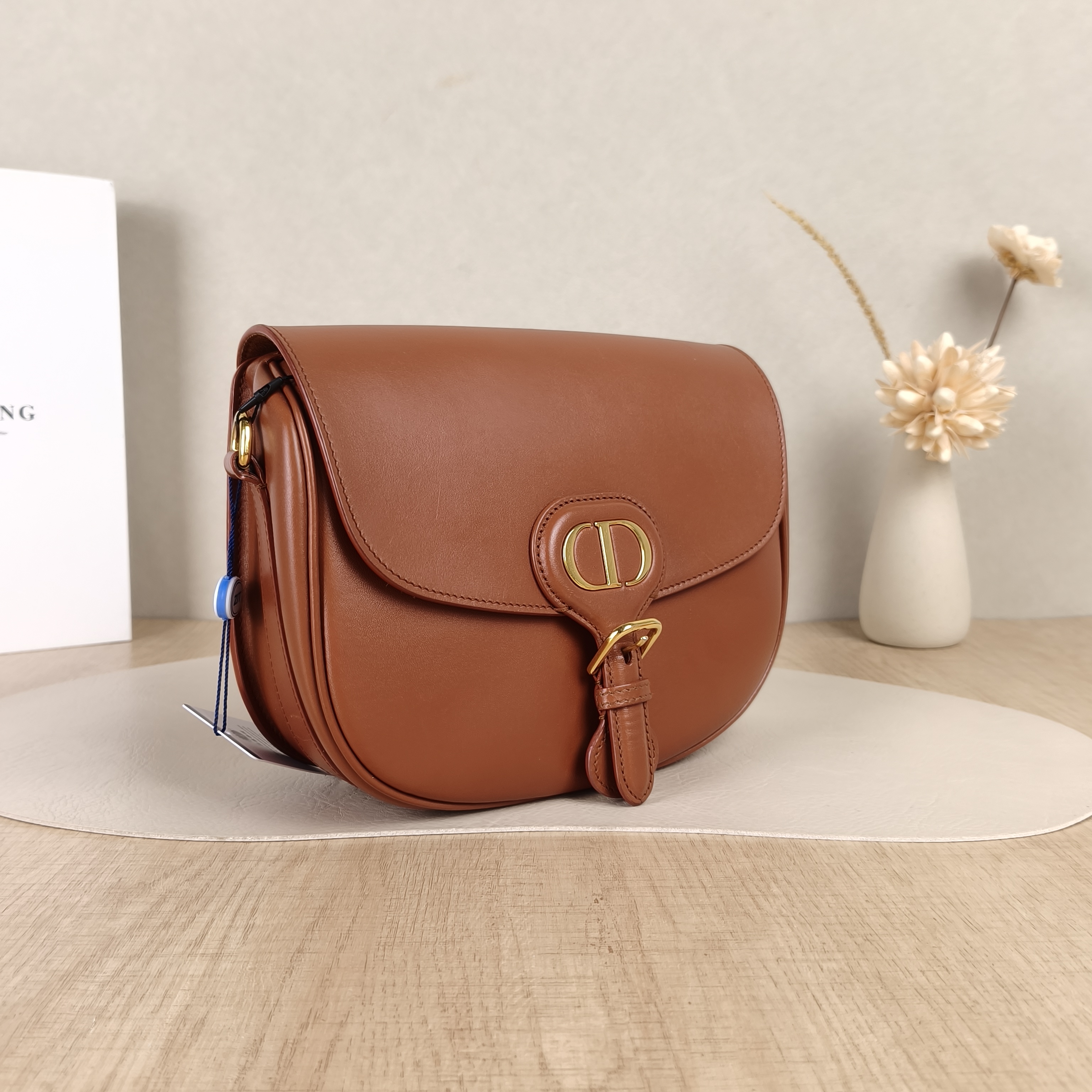 DIOR Crossbody Bag Bobby Caramel Calfskin22.5 × 6.5 × 17.5 cm — cover view 2 of 5