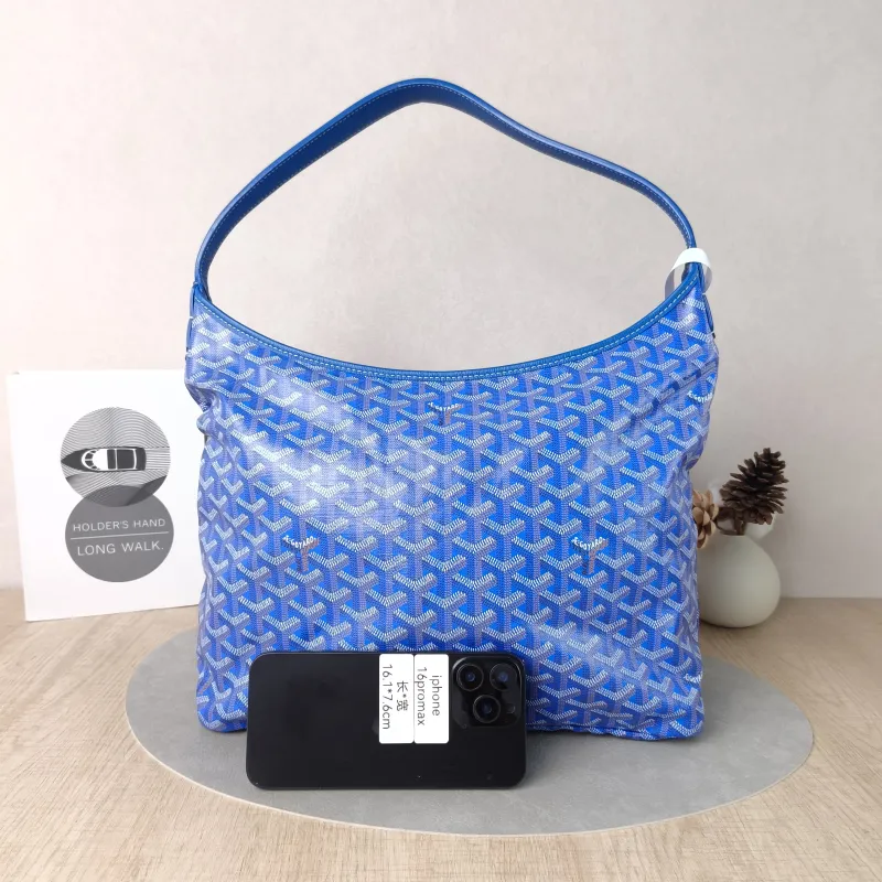 GOYARD Shoulder Bag Boheme HoboBlue PVC Small43 × 14 × 27 cm — cover view 4 of 6