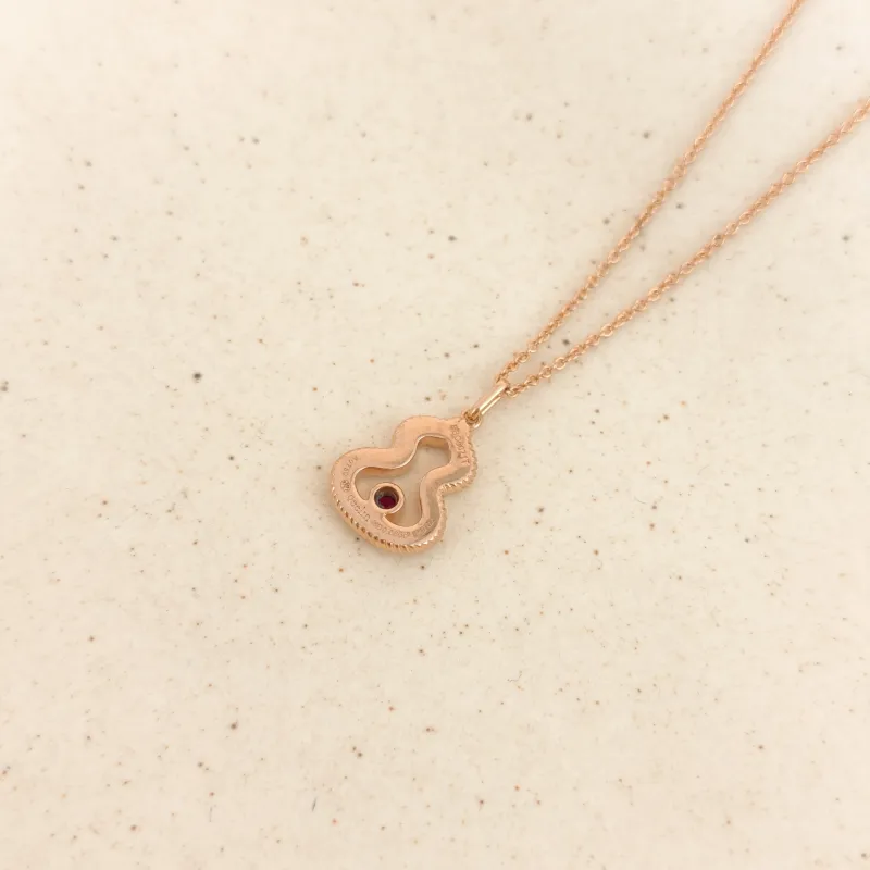 Qeelin Necklace Wulu Collection Necklace Rose Gold Diamond18KR ose Gold One Size 40cm — cover view 3 of 7