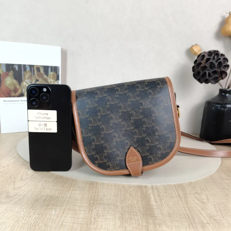 CELINE Crossbody Bag FOLCO Monogram PVC Medium 18.5 × 8 × 17 cm — cover view 4 of 5