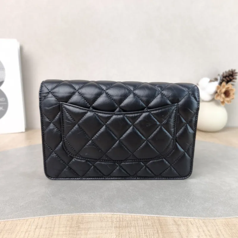 Chanel Crossbody Bag Edition2.55 woc Black Calfskin Mini 19.2 × 3.5 × 12.3 cm 24 — cover view 3 of 5