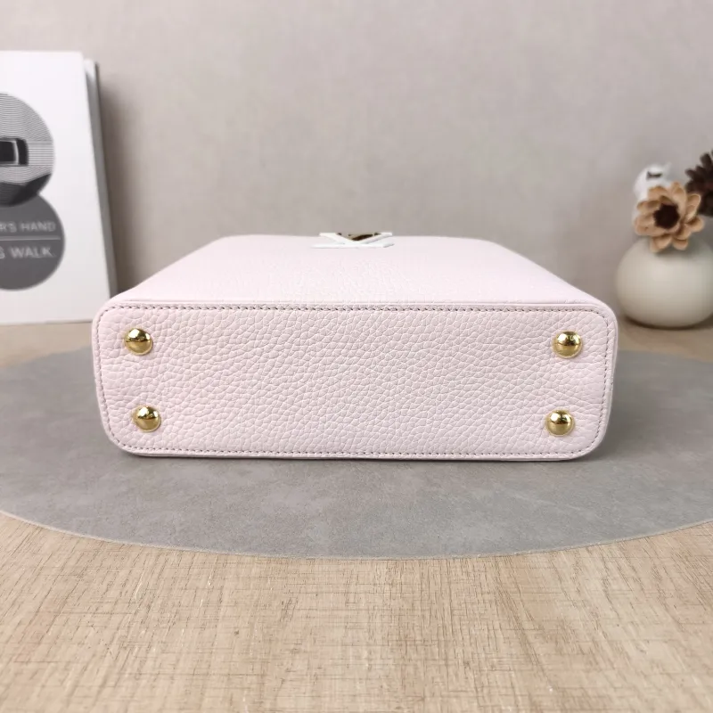 Louis Vuitton Top Handle Bag Capucines East West Pink Calfskinmini22 × 8 × 12 cm — cover view 2 of 6