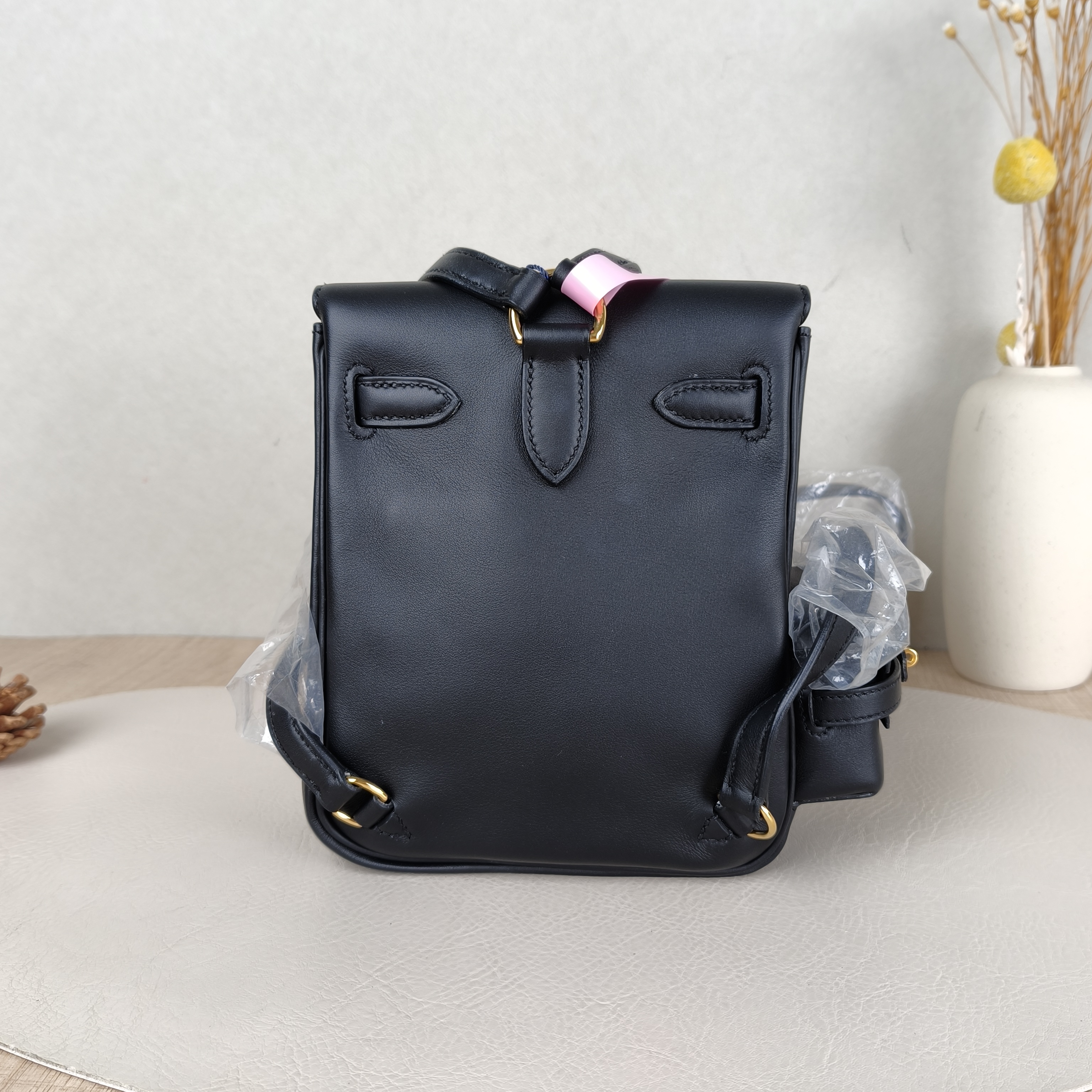 Hermès Backpackkelly jump Backpack Black Swift Calfskin One Size15 × 6 × 17 cm — cover view 2 of 6