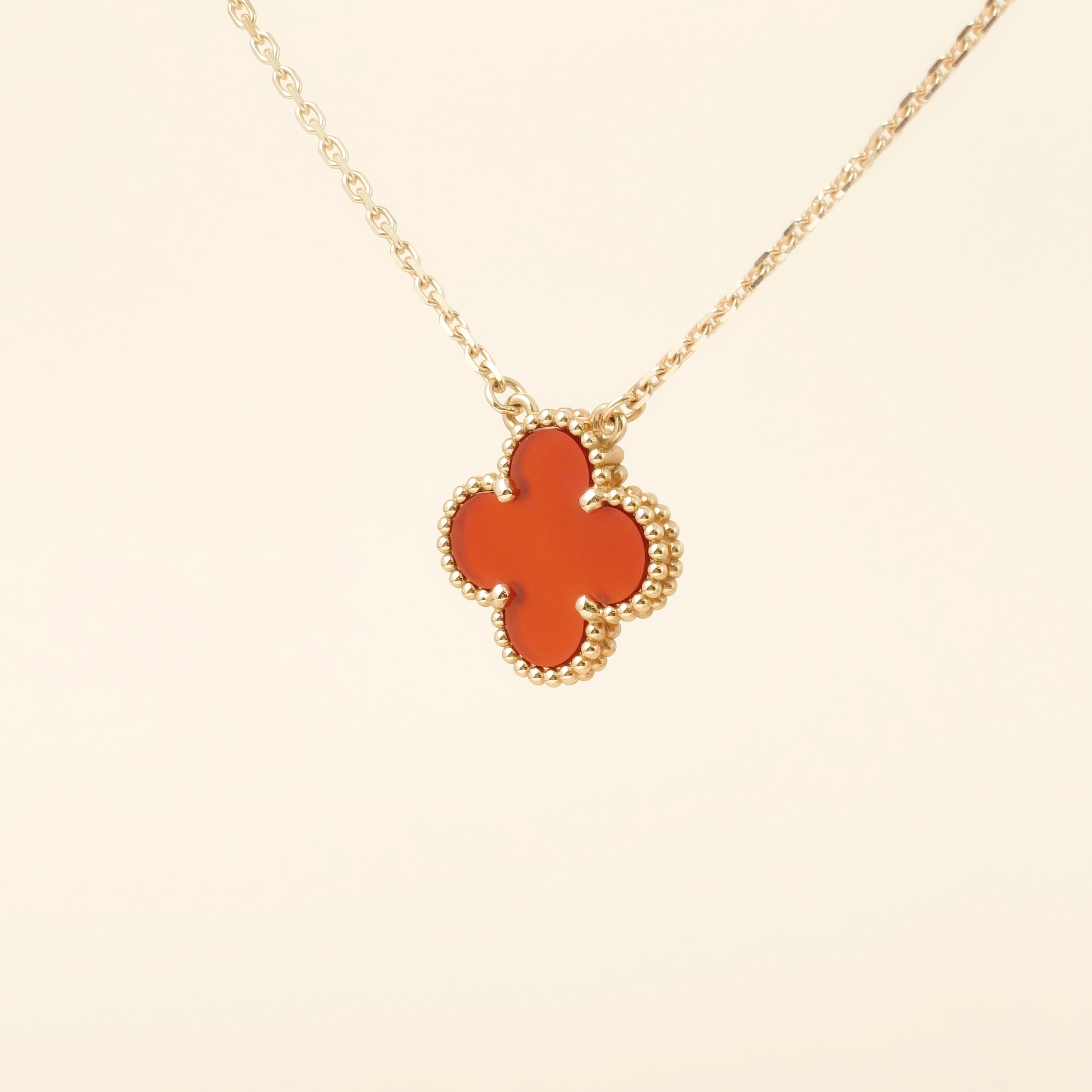 Van Cleef & Arpels Necklace Alhambra Alhambra Collection Necklace 18KY ellow Gold Vintage Small42cm — cover view 10 of 13