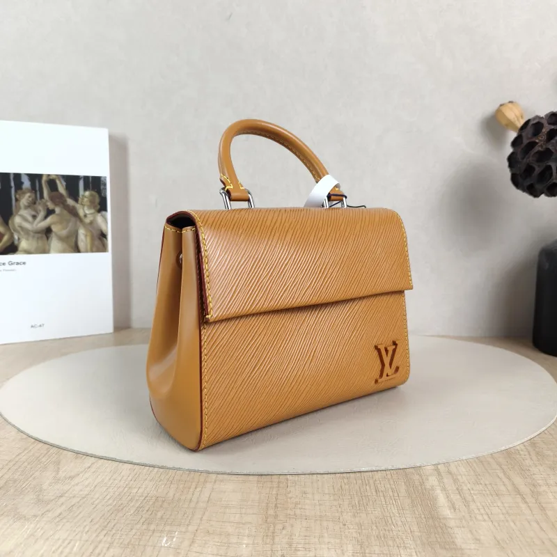 Louis Vuitton Crossbody Bag CLUNY Yellow Epi Embossed Calfskin Mini 20 × 7.5 × 16 cm Leather Tag — cover view 3 of 5