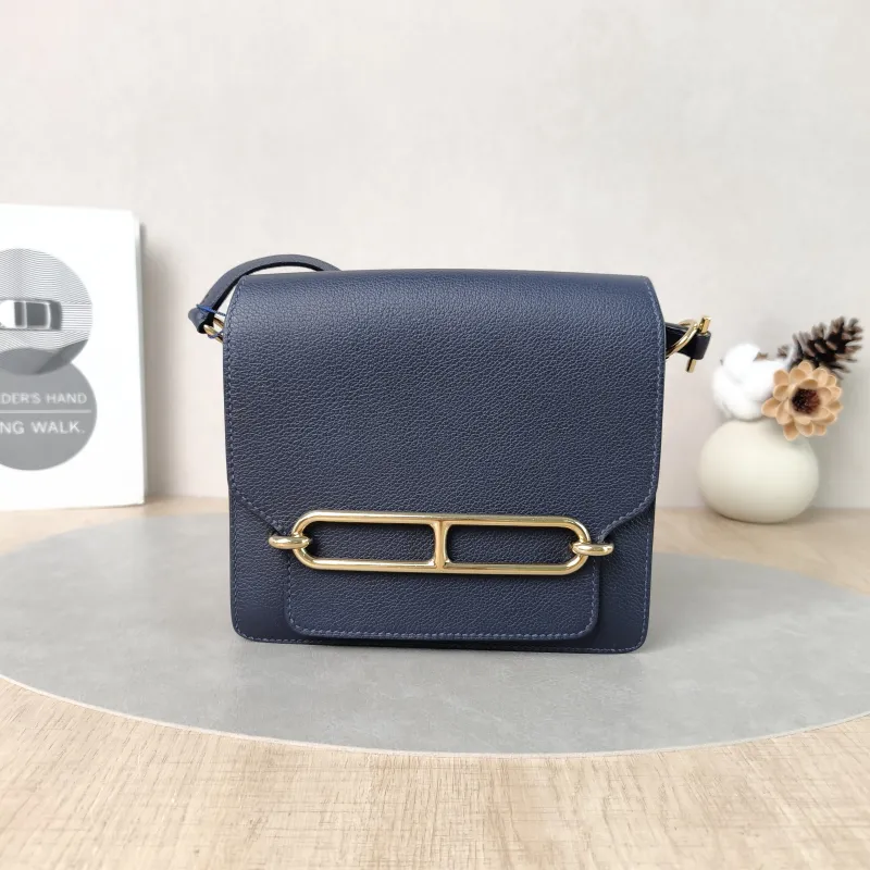 Hermès Crossbody Bag Roulis 19 Evercolor Calfskinmini18 × 6 × 15 cm