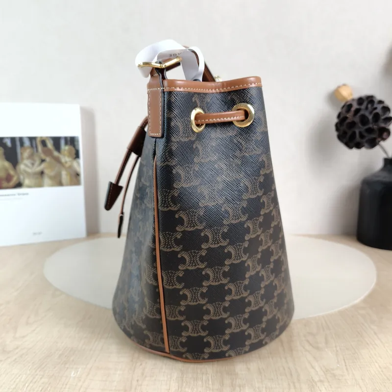 CELINE Crossbody Bag CLARA Monogram PVC Medium 20 × 20 × 24 cm — detail view 12 of 12