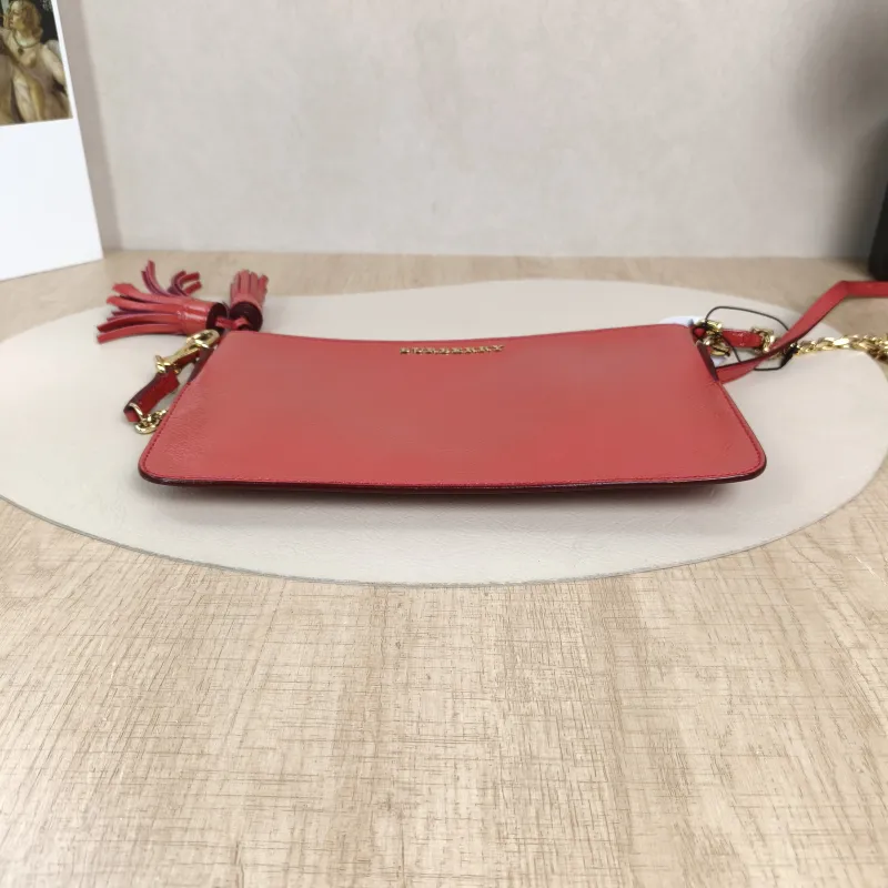 BURBERRY Crossbody Bag Crossbody Bag Red PVC One Size25*15 — cover view 5 of 5