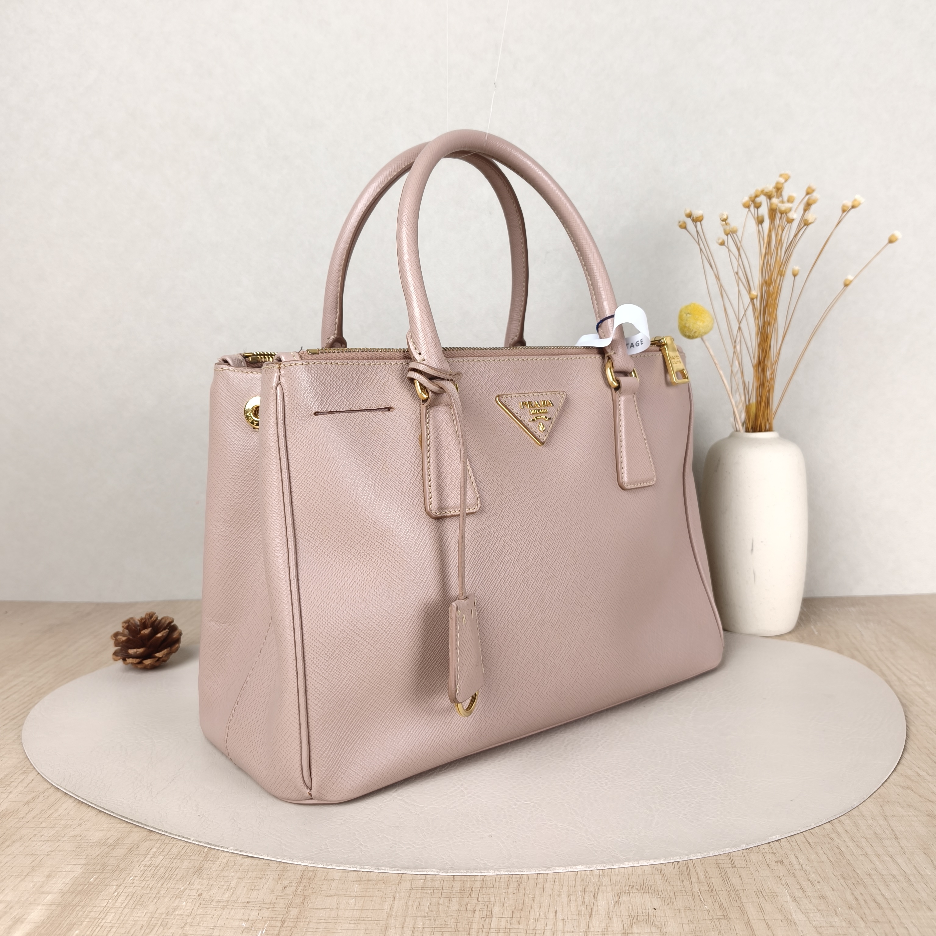 PRADA Top Handle Bag Galleria Galleria Bag Edition Pink Calfskin30 × 13 × 20 cm — cover view 4 of 5
