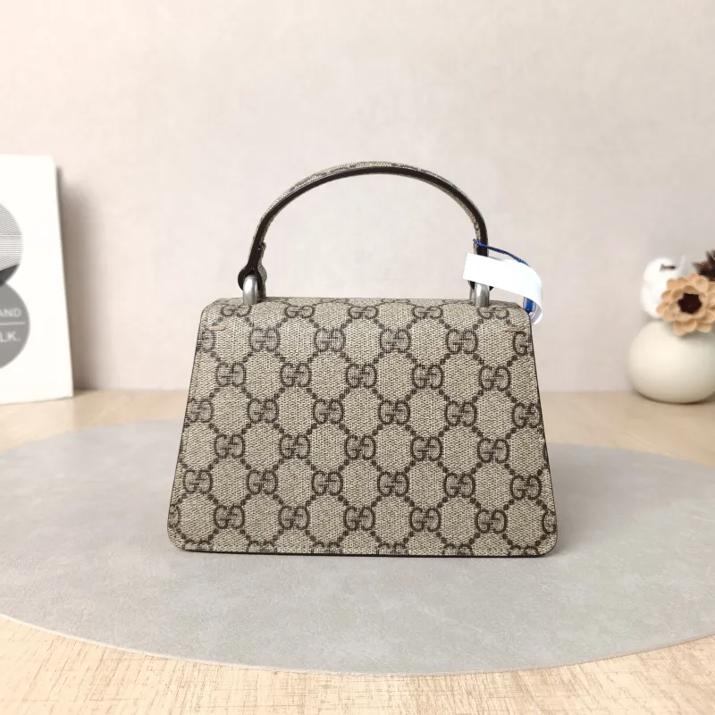 GUCCI Top Handle Bag Dionysus Edition Monogram PVC Mini 18 × 6 × 12 cm — cover view 6 of 6