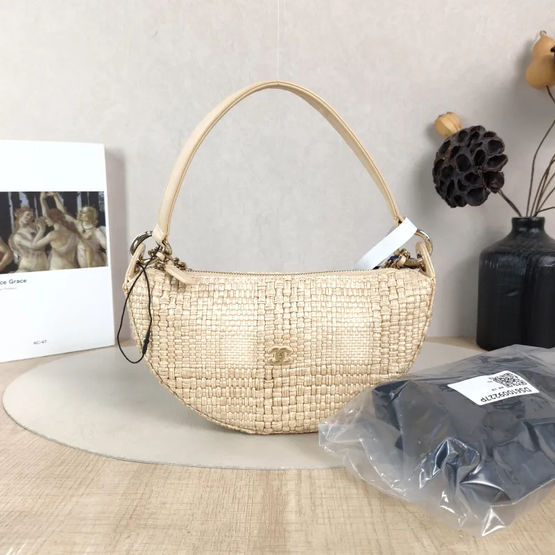 Chanel Crossbody Bag Top Handle Crossbody Bag Woven One Size 22 × 5 × 12.5 cm — cover view 6 of 6