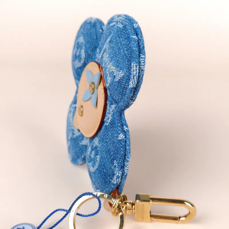 Louis Vuitton Key Ring Vivienne Key Ring Blue One Size — cover view 2 of 7