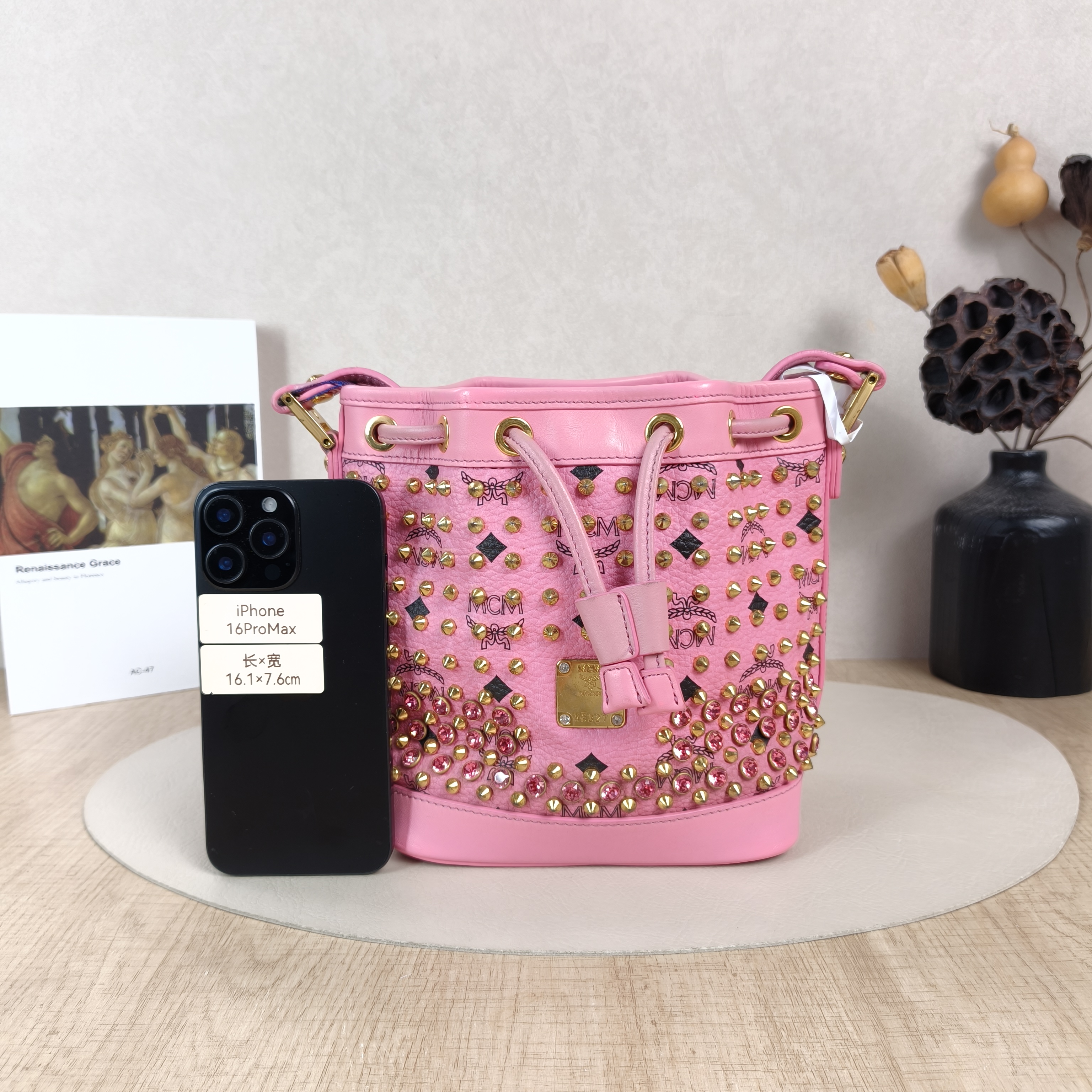 MCM Crossbody Bag Crossbody Bag Pink One Size17 × 11 × 20 cm — cover view 4 of 5