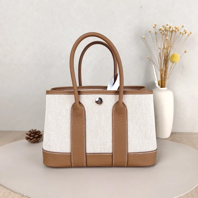 Hermès Top Handle Bag Neo Garden 23 Mini Canvas mini23 × 10 × 16 cm — cover view 4 of 5