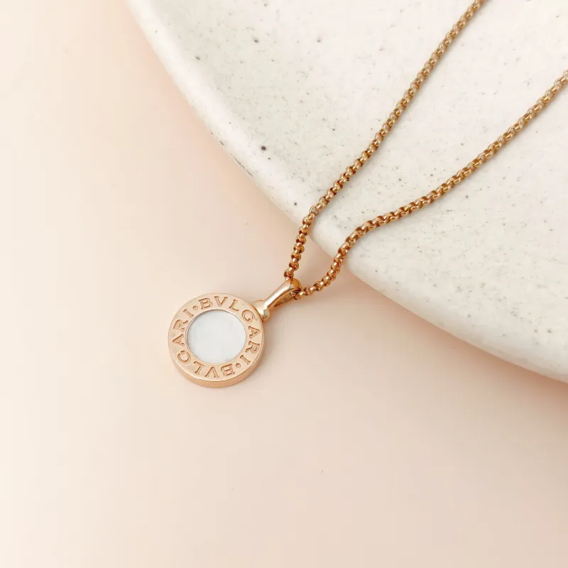 Bvlgari Necklace Collection Pearl Rose Gold 18KR ose Gold One Size 44cm โ cover view 2 of 8