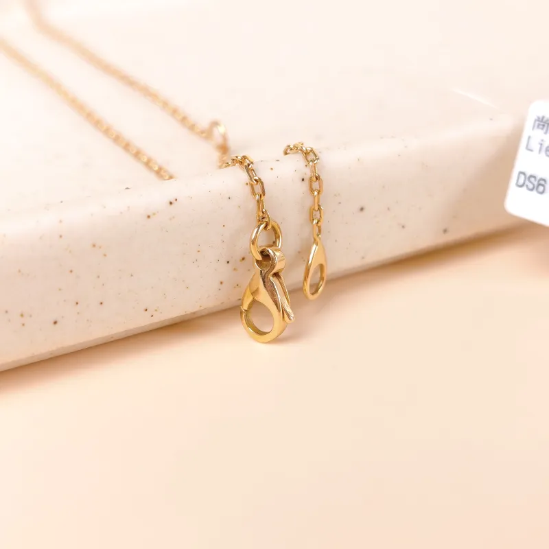 CHAUMET Necklace Jeux de Liens · Collection · Necklace Rose Gold Diamond18KR ose Gold One Size 42cm — cover view 7 of 7