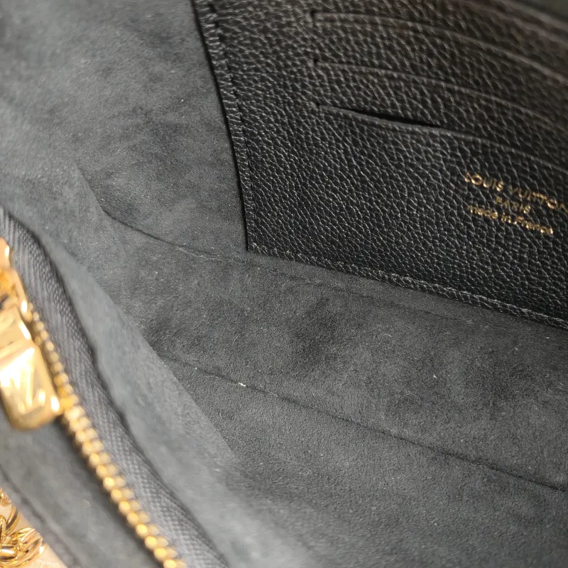 Louis Vuitton Crossbody Bag IVY Black Empreinte Embossed Calfskin Small 23.5 × 4.3 × 12 cm — detail view 12 of 12