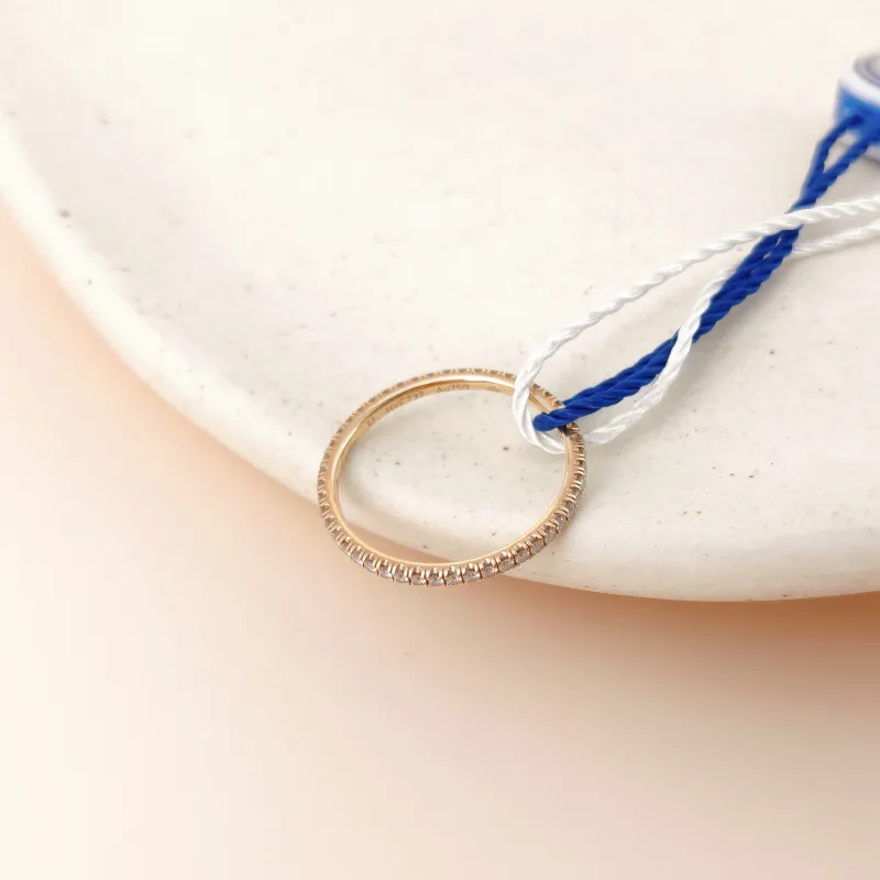 CARTIER Ring Etincelle de Pavé Diamond Ring Rose Gold Diamond18KR ose Gold One Size 51 — cover view 4 of 6