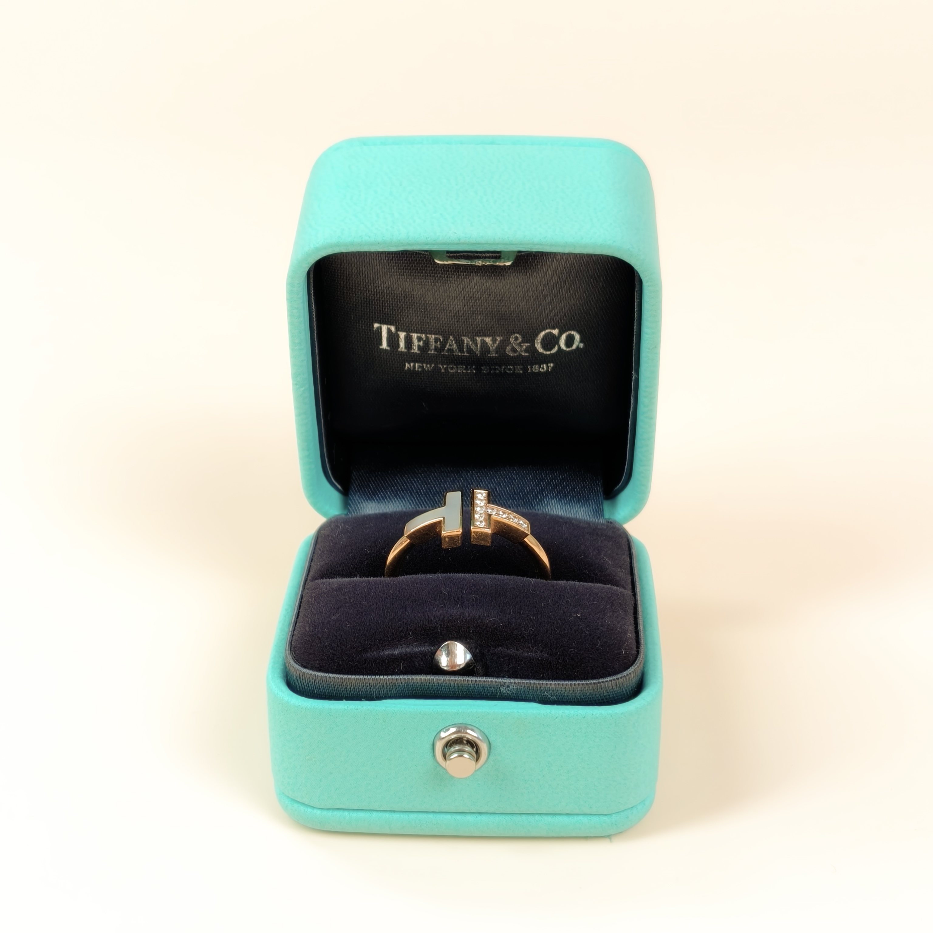 Tiffany&Co. Ring TC ollection Rose Gold Pearl Diamond18KR ose Gold54 EU — cover view 3 of 8