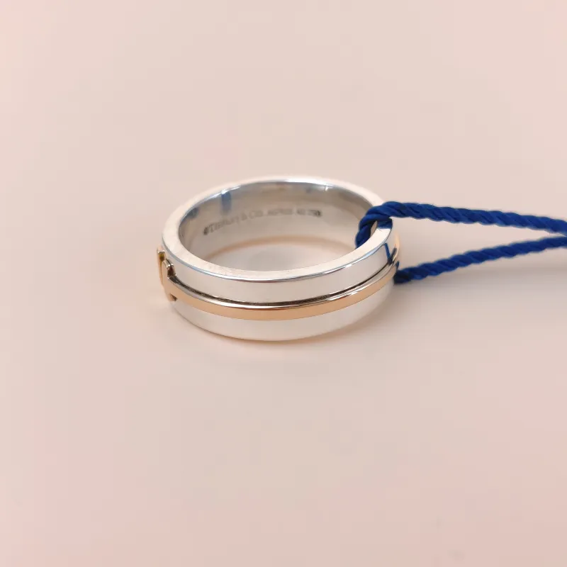 Tiffany&Co. Ring T Collection Ring Gold · Silver18k 925 One Size51 — cover view 8 of 10