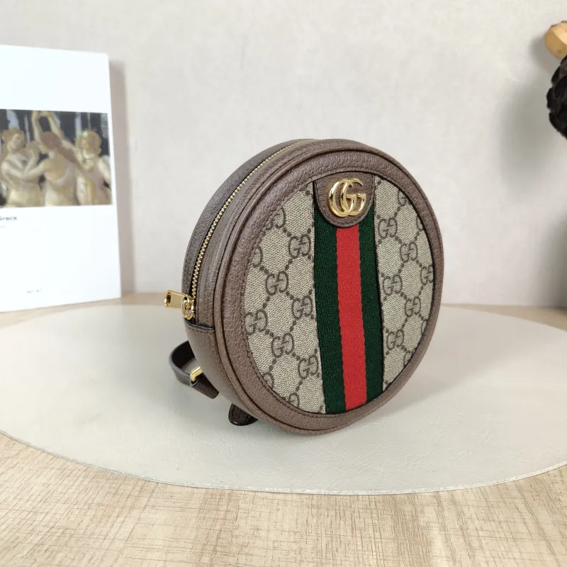 GUCCI Backpack Backpack Monogram PVC One Size 16 × 4 × 16 cm — cover view 5 of 5