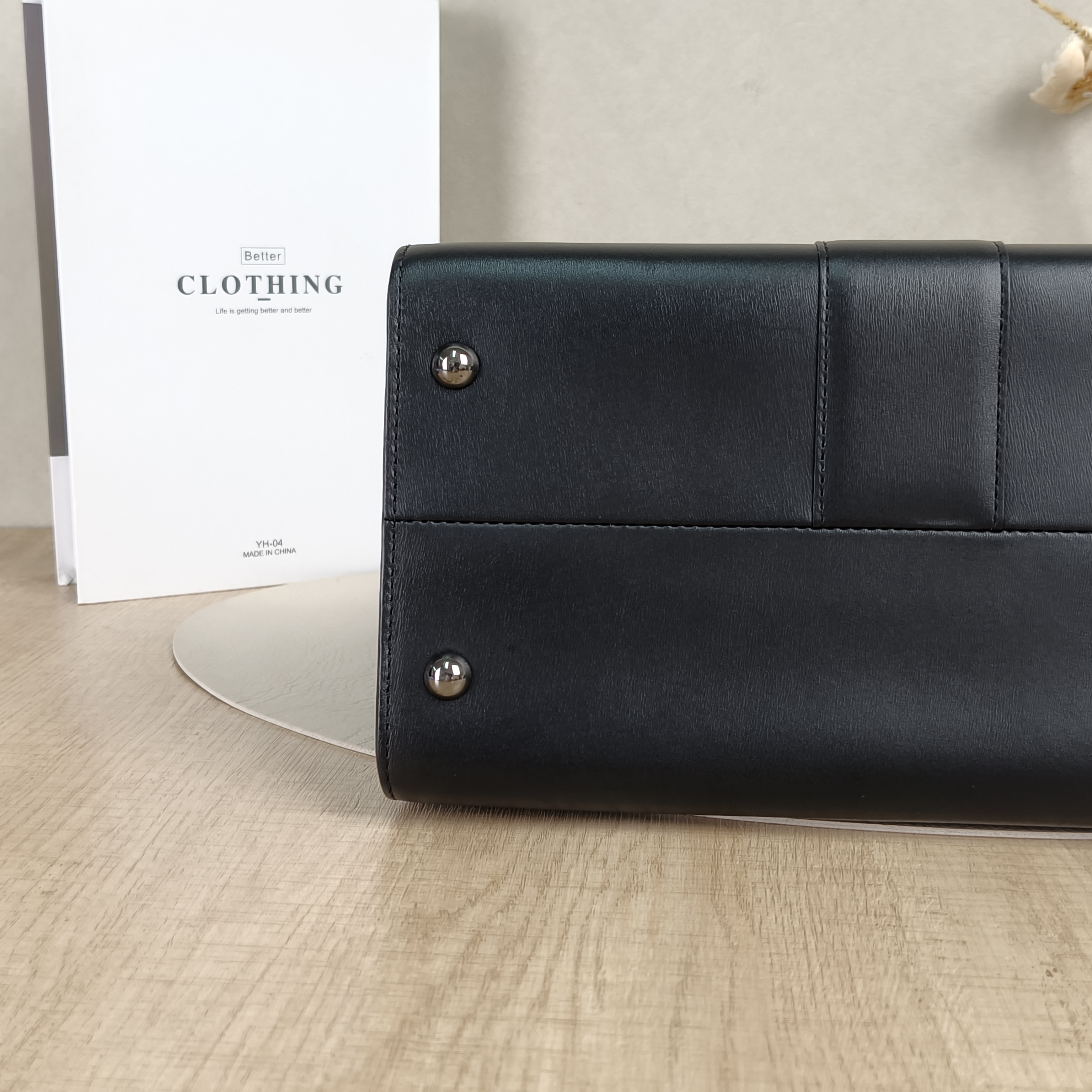 DELVAUX Top Handle Bag Brillant Black Calfskin Medium29 × 15 × 22 cm — cover view 9 of 9
