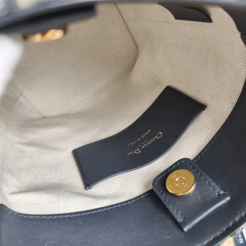DIOR Shoulder Bag star Bucket Bucket Bag Blue Canvas One Size 13 × 9.5 × 19.5 cm — detail view 11 of 11