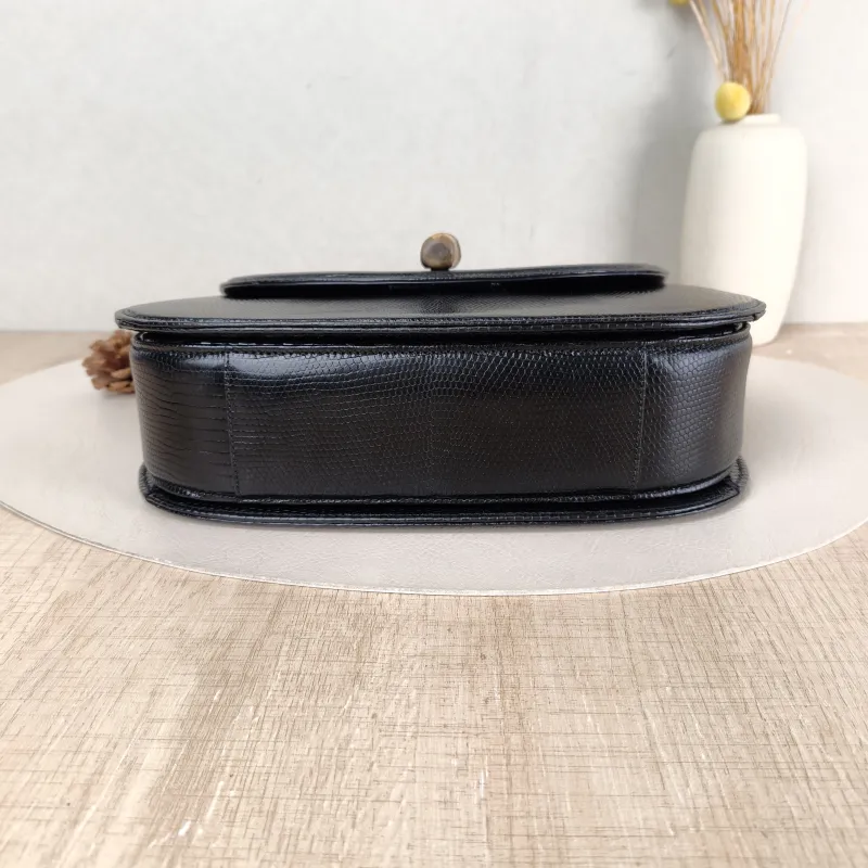 GUCCI Shoulder Bag Bamboo Collection Vintage Top Handle Bag Black Medium 26 × 7 × 16 cm — cover view 5 of 5