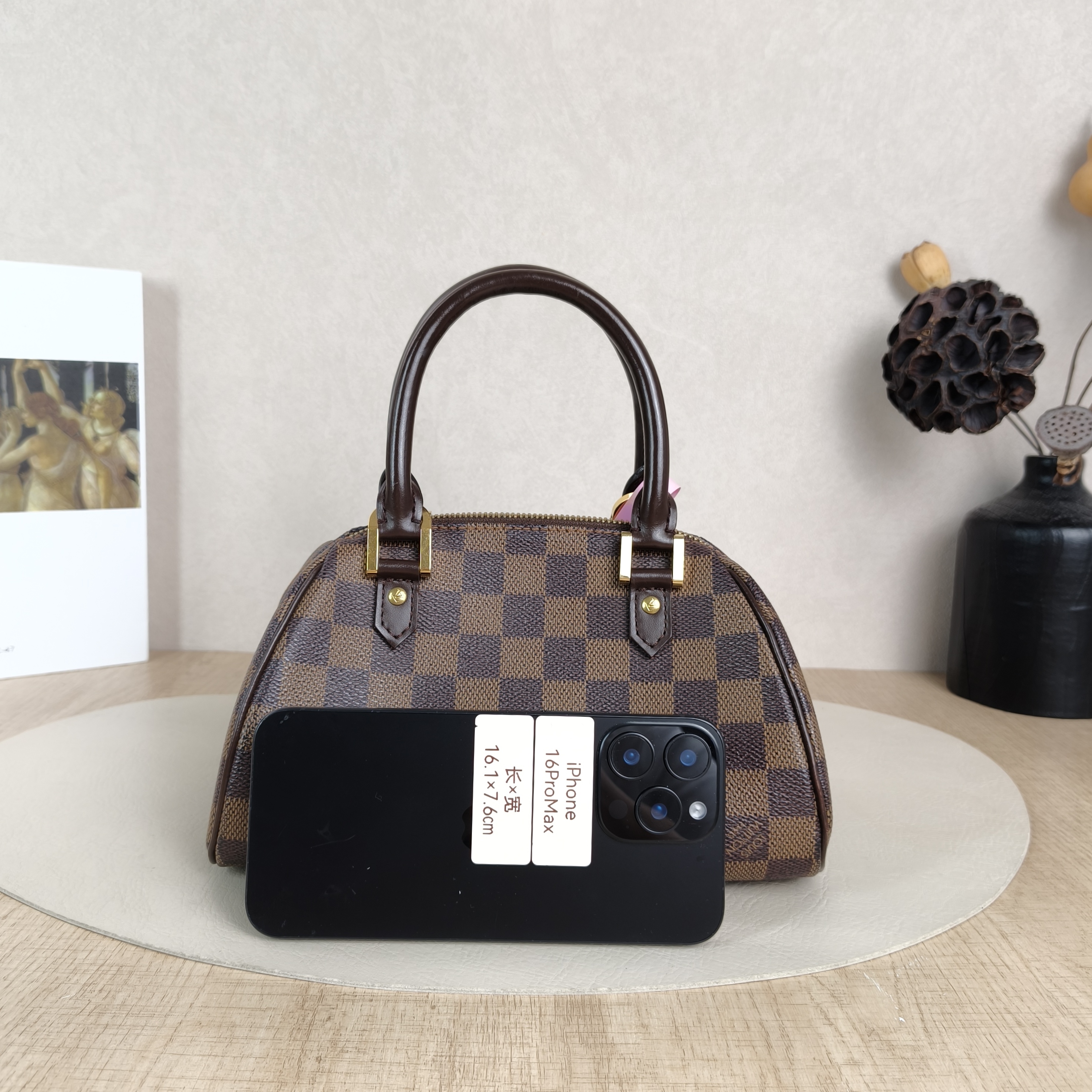 Louis Vuitton Top Handle Bag Ribera Damier Ebene PVC One Size23 × 14 × 13 cm — cover view 2 of 5