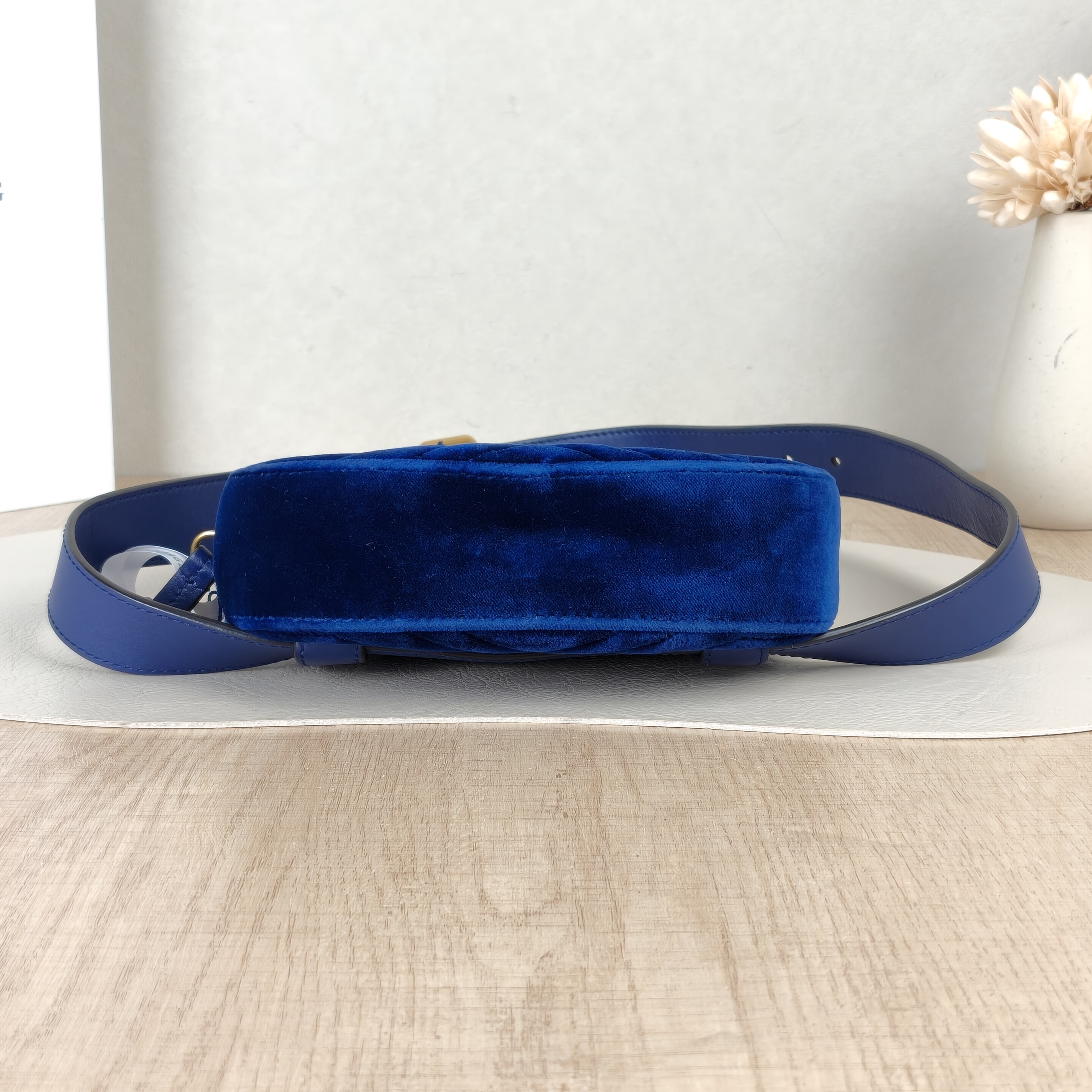 GUCCI Belt Bag GG Marmont Marmont Belt Bag Blue One Size18 × 5 × 11 cm — cover view 5 of 5