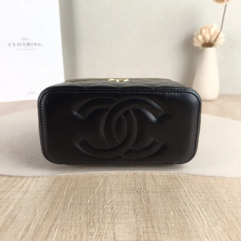 Chanel Crossbody Bag Edition Woven Black Calfskin Mini 16 × 8 × 9.5 cm — cover view 4 of 5