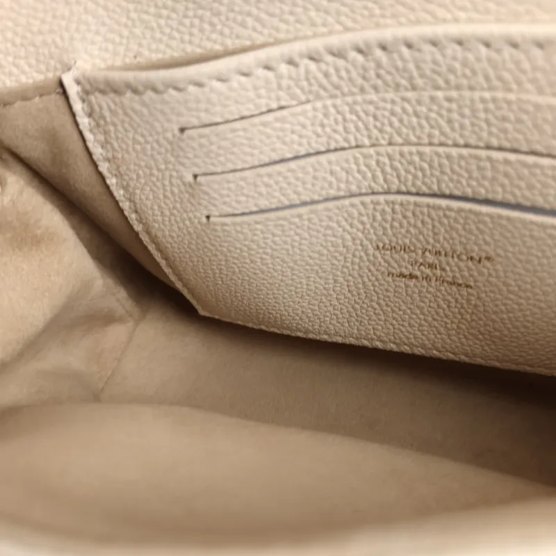 Louis Vuitton Crossbody Bag MADELEINE White Empreinte Embossed Calfskin nano 21 × 6 × 12.5 cm — detail view 9 of 11