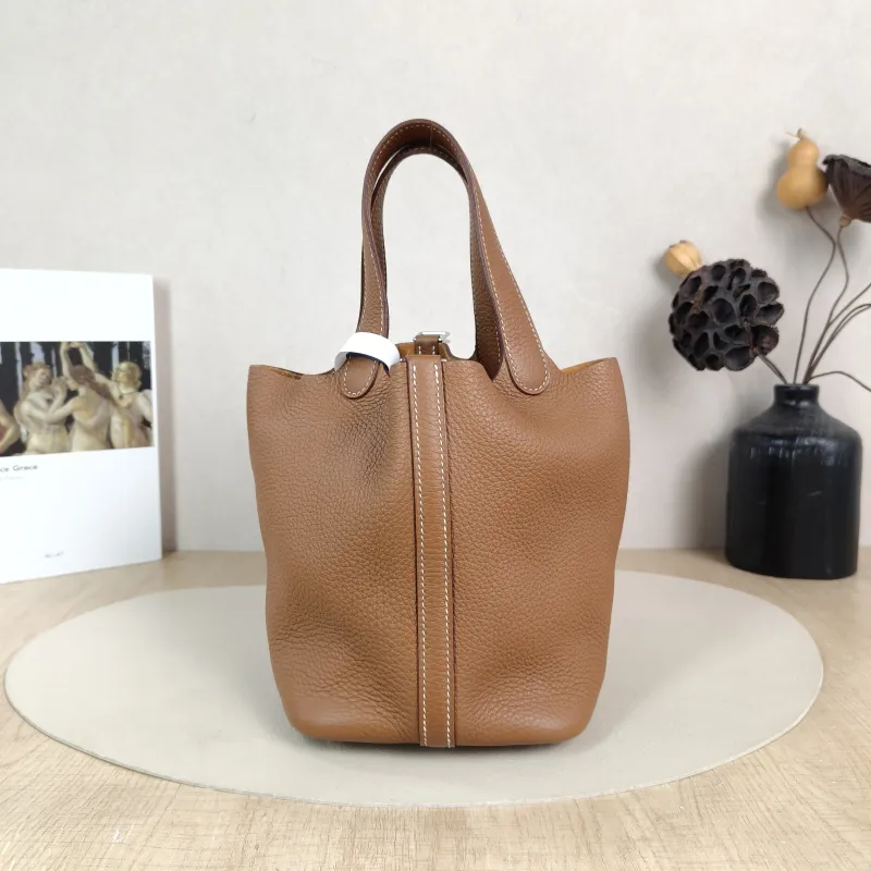 Hermès Top Handle Bag Picotin Lock 18 18 TC Calfskin Small 18 × 13 × 19 cm u