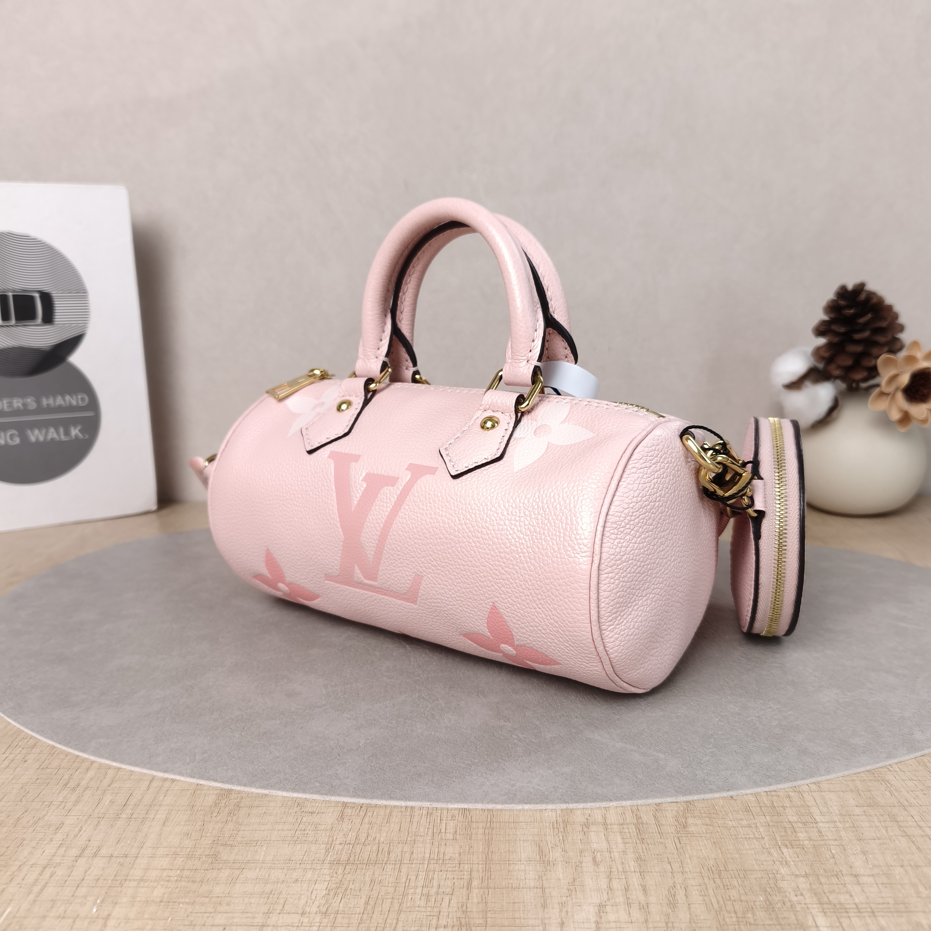 Louis Vuitton Crossbody Bag Papillon Pink Empreinte Embossed Calfskin BB20 × 10 × 10 cm — cover view 4 of 5