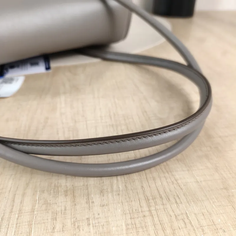 Miumiu Shoulder Bag Grey Calfskin One Size 27.5 × 10 × 14 cm — detail view 7 of 12