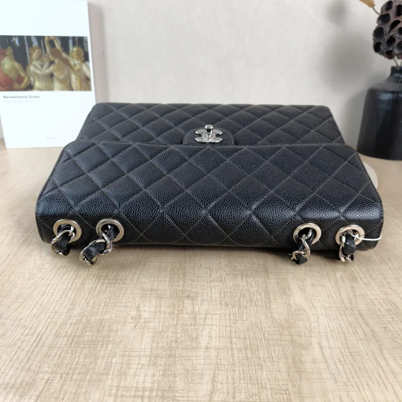 Chanel Crossbody Bagcf Collection Crossbody Bag Black Calfskin One Size30 × 8 × 21.5 cm — detail view 6 of 13