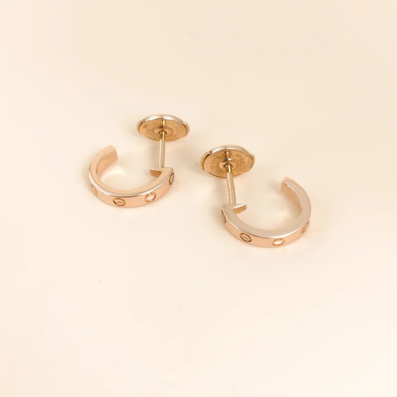 CARTIER Earrings LOVE Collection Earrings Gold18KY ellow Gold One Size