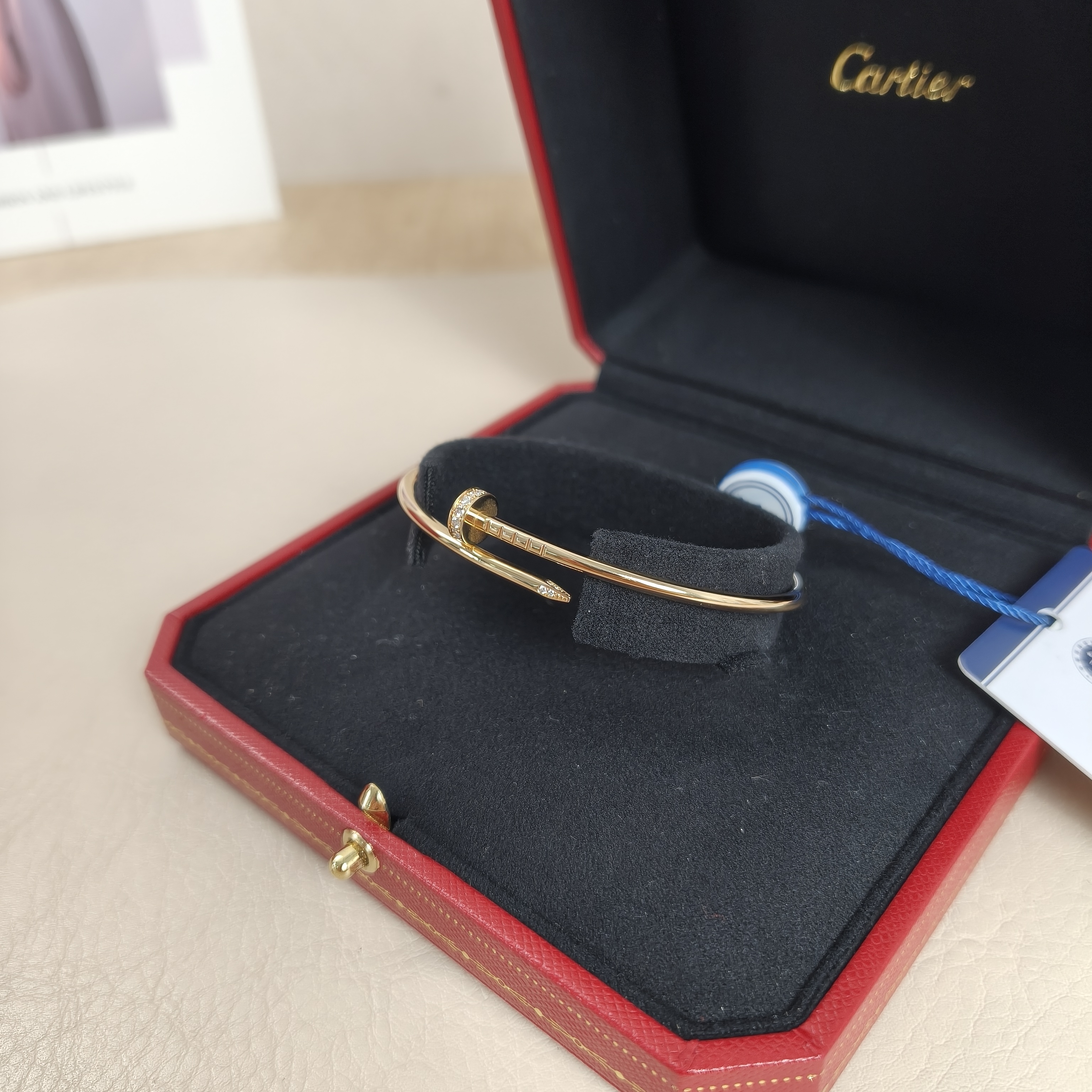 CARTIER Bangle Juste un Clou Gold18KY ellow Gold Diamond One Size17 2.5 — cover view 9 of 9