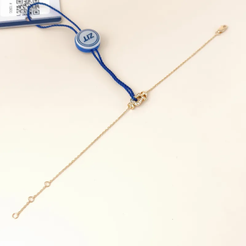 FRED Bracelet Force 10 Collection Bracelet Gold18KY ellow Gold Diamond One Size16cm — cover view 5 of 10