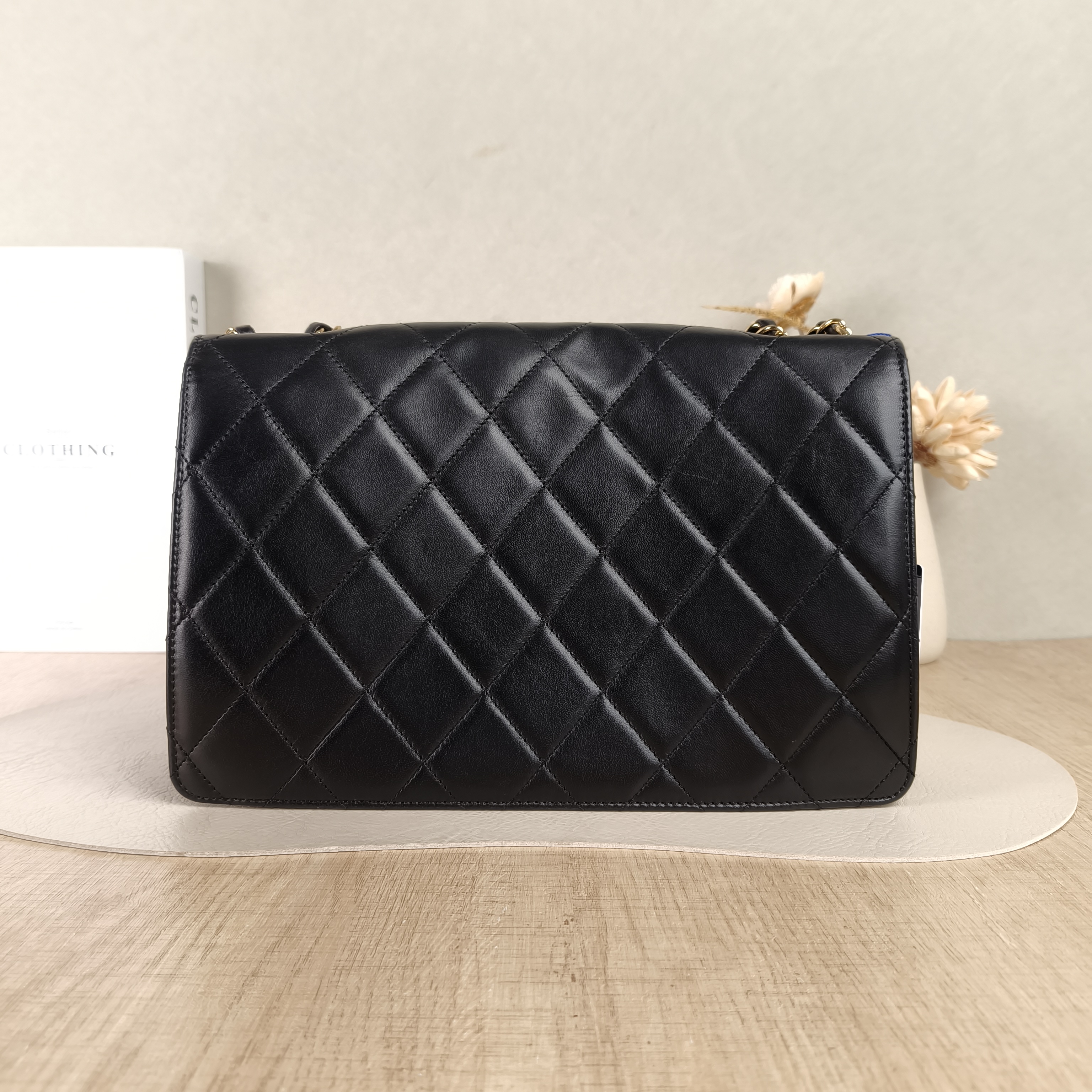 Chanel Crossbody Bagcf Collection Crossbody Bag Black Lambskin One Size28 × 8 × 18.5 cm — cover view 5 of 5